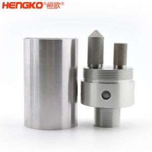 316不銹鋼樣氣過濾器耐高壓高強(qiáng)度易清洗,用于污水管道氣體檢測(cè)分析高溫氣體取樣探頭過濾器