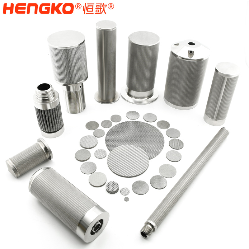 恒歌定制精密多孔不銹鋼燒結絲網濾芯高強度壽命長_用于純水和氣體過濾 Featured Image