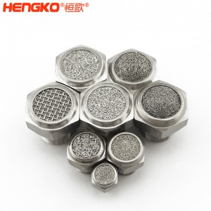 廠家直銷316不銹鋼燒結(jié)消聲器耐高溫降噪,粉末燒結(jié)氣動(dòng)元件可按需定制