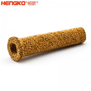 廠家定制燒結(jié)不銹鋼氣動(dòng)消聲器排氣消音器過(guò)濾器和通氣孔用于降噪