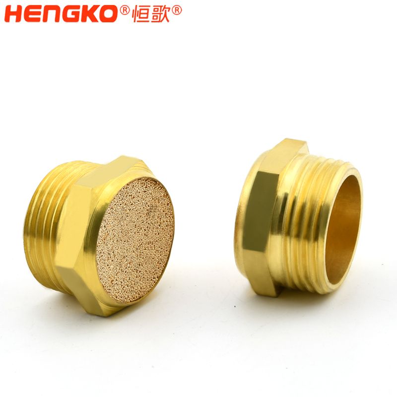 恒歌 HSP型燒結(jié)銅不銹鋼氣動排氣消聲器M5降噪元件 Featured Image