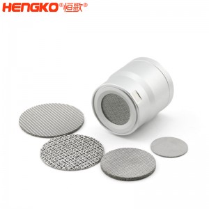 廠家定制氣體傳感器探頭防爆片耐600度高溫隔火焰,用于液化氣處理316不銹鋼阻火網(wǎng)片