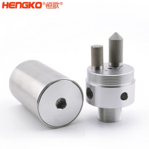 316不銹鋼樣氣過濾器耐高壓高強(qiáng)度易清洗,用于污水管道氣體檢測(cè)分析高溫氣體取樣探頭過濾器