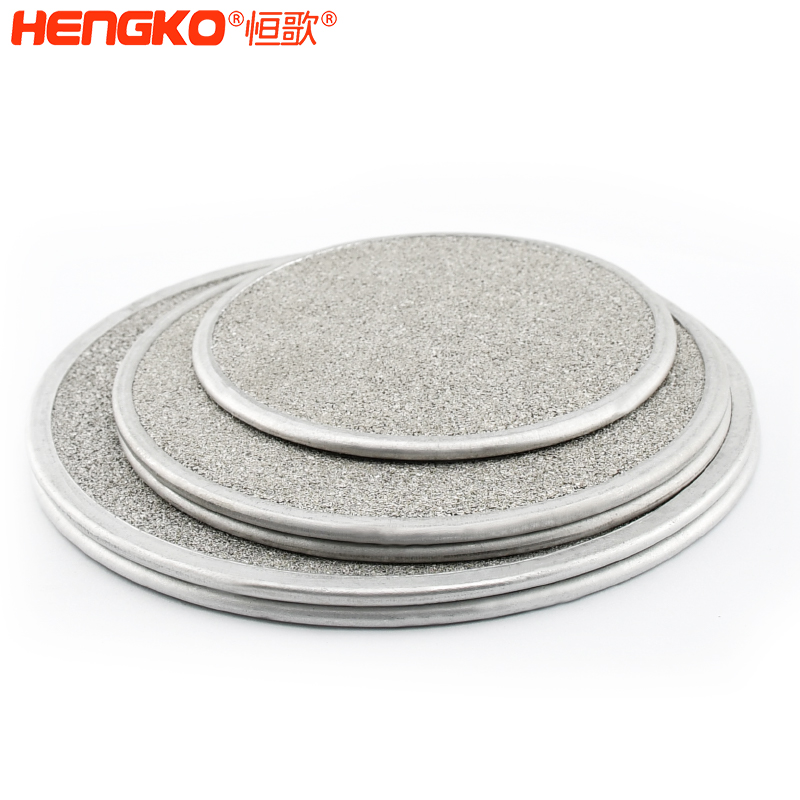恒歌定制微納米不銹鋼316L燒結(jié)毛細(xì)孔金屬包邊濾片濾芯_液體過濾澄清用 Featured Image