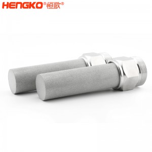 恒歌定制316L不銹鋼燒結(jié)空氣過濾器,孔隙均勻過濾精準(zhǔn)濾芯