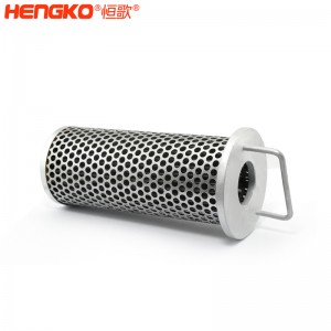 廠家直銷不銹鋼燒結(jié)網(wǎng)濾筒,五層網(wǎng)式過(guò)濾器剛性好可塑性強(qiáng)耐腐蝕