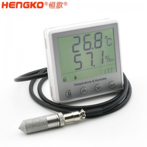 恒歌農業追溯監測系統高精準RS485溫濕度變送器帶露點功能,自動化監控溫室大棚溫濕度物聯網方案