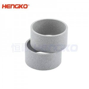 微米級燒結金屬粉末濾管筒_工業除塵器空氣濾芯