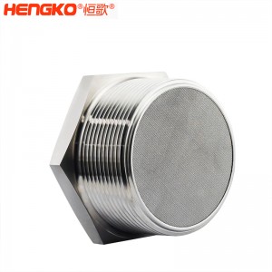 恒歌不銹鋼絲網(wǎng)濾芯燒結(jié)網(wǎng)消聲器消音器耐熱排氣均勻，應(yīng)用于排風(fēng)管消音