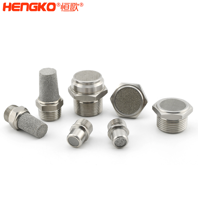 恒歌定制不銹鋼/銅粉氣動(dòng)元件消音器_消音濾芯降噪耐高溫,應(yīng)用于真空泵 Featured Image