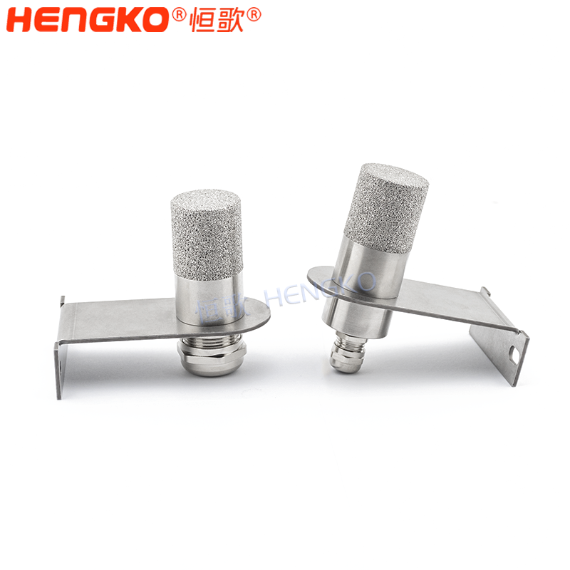 4-20mA數(shù)字相對(duì)空氣/地面溫濕度傳感器燒結(jié)不銹鋼探頭過濾器外殼 用于花圃 Featured Image