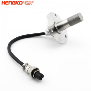 RS485遠(yuǎn)程高精度法蘭盤溫濕度傳感器高靈敏,數(shù)字信號(hào)濕度傳感器防水探頭