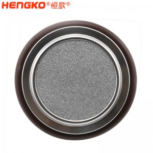 廠家定制真空卡環(huán)濾片_316L粉末燒結真空卡環(huán)不銹鋼濾芯氣體檢漏儀外殼用