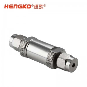 恒歌卡套直通過濾器不銹鋼氣體過濾器精密高效工藝氣體過濾器